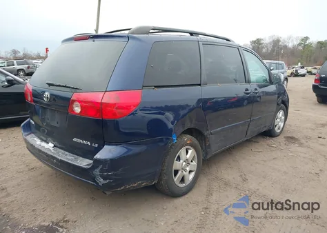 2006 Toyota Sienna Ce z USA, uszkodzony, nr VIN 5TDZA23C66S563680